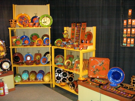 our town pottery, handmade earthenware
